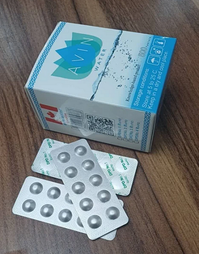 قرص سنجش کلر آزاد شرکت اوین واتر کانادا - بسته 500 عددی